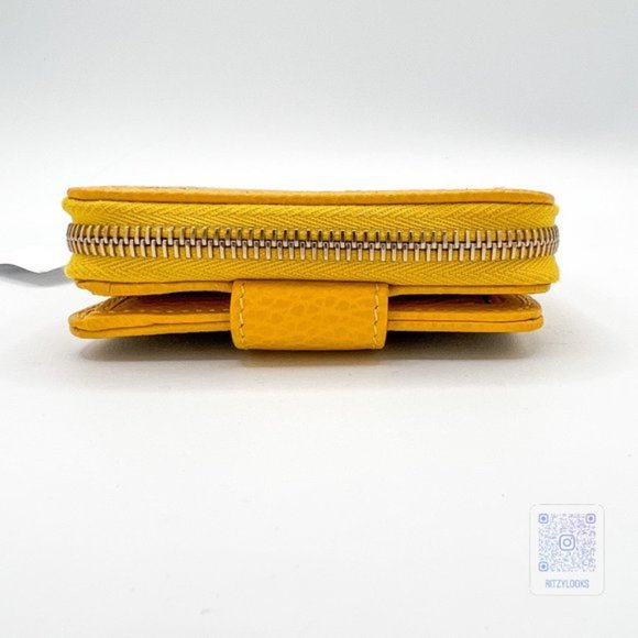 GUCCI Yellow and Brown GG Compact Bifold Wallet - Authenticated - Picture 4 of 13